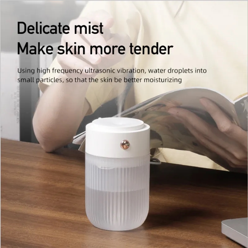 250Ml Portable Mini Usb Colorful Led Night Light Humidifier 5