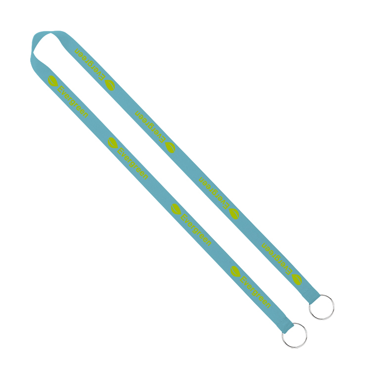 5/8" Screen Printed Lanyard with Double Clips 17