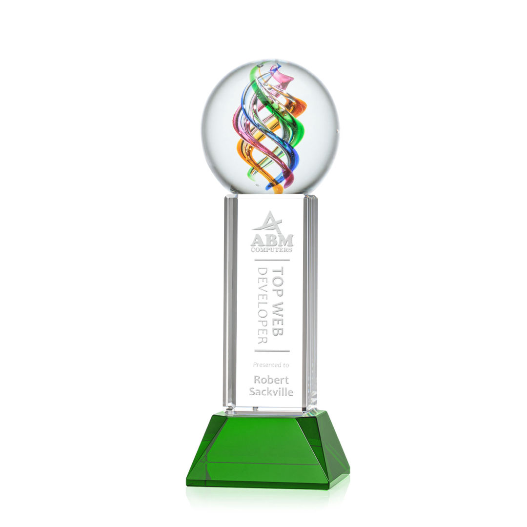 Galileo Award on Stowe Base - Green 5