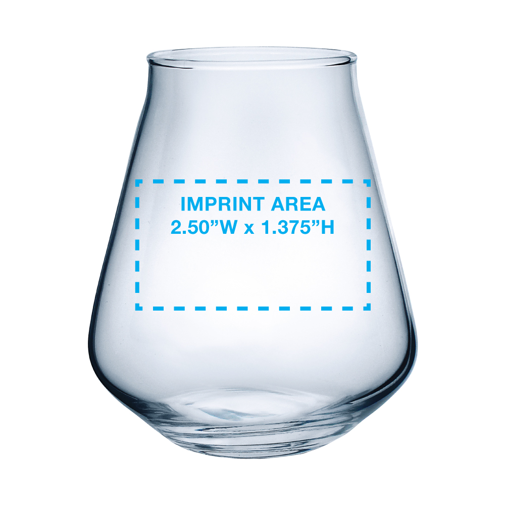 13 25 oz Hugo Stemless Craft Beer Glass