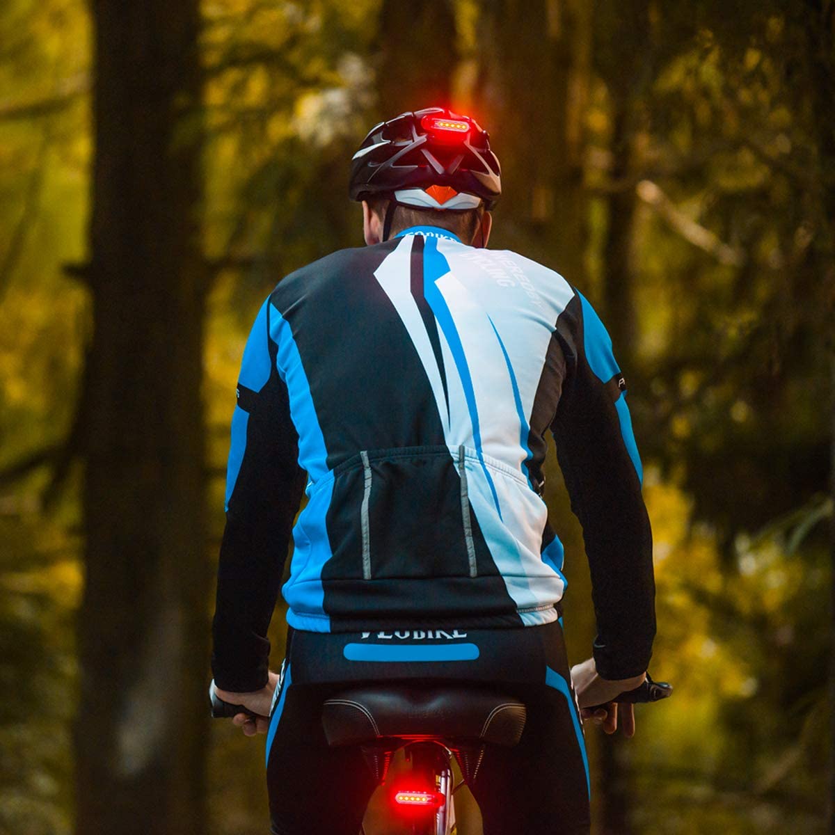 USB Rechargeable Bike Tail Light – High-Intensity Red LED Fits Bike, Helmet & Backpack 1