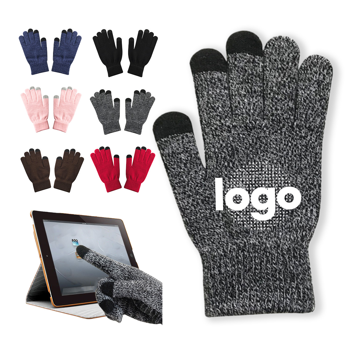 Knitted Touchscreen Thermal Gloves 4