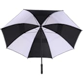 62" RPET Golf Umbrella w/ Reflective Trim 52