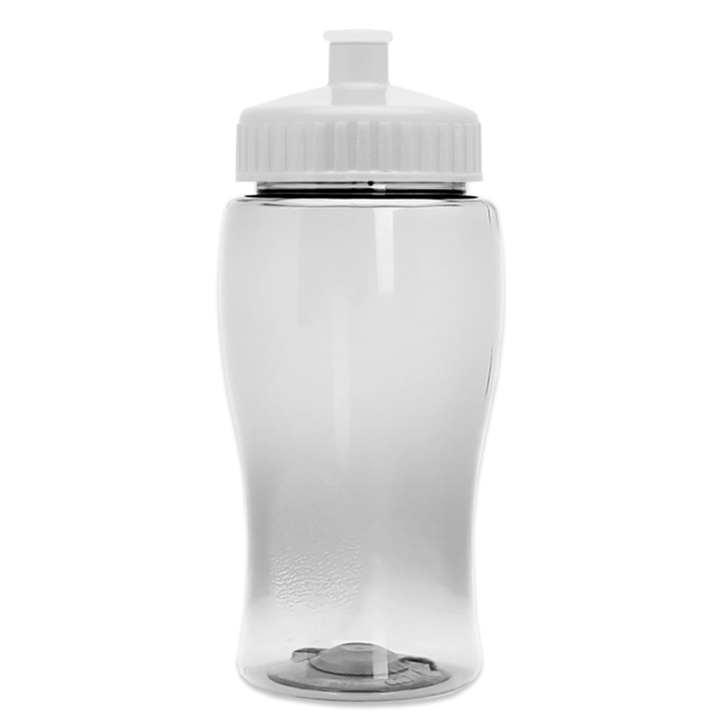 Poly-Pure Jr. - 18 oz. Transparent Bottle with Push pull 12