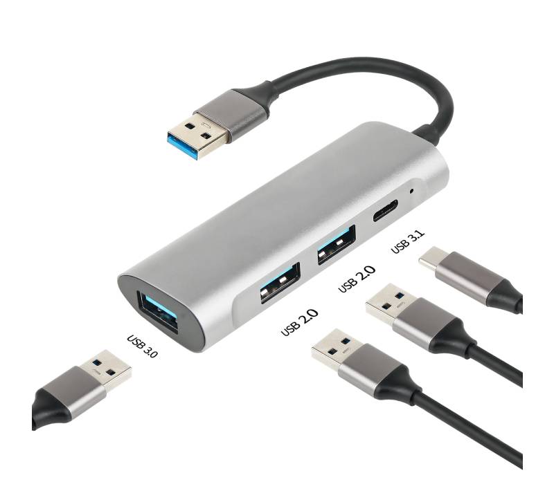 4-Port All Type-C USB Hub 7
