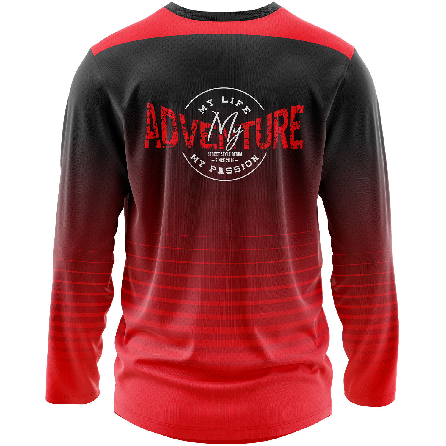 Men's 160 GSM Birdseye mesh Sublimation Long Sleeve T-shirt 5