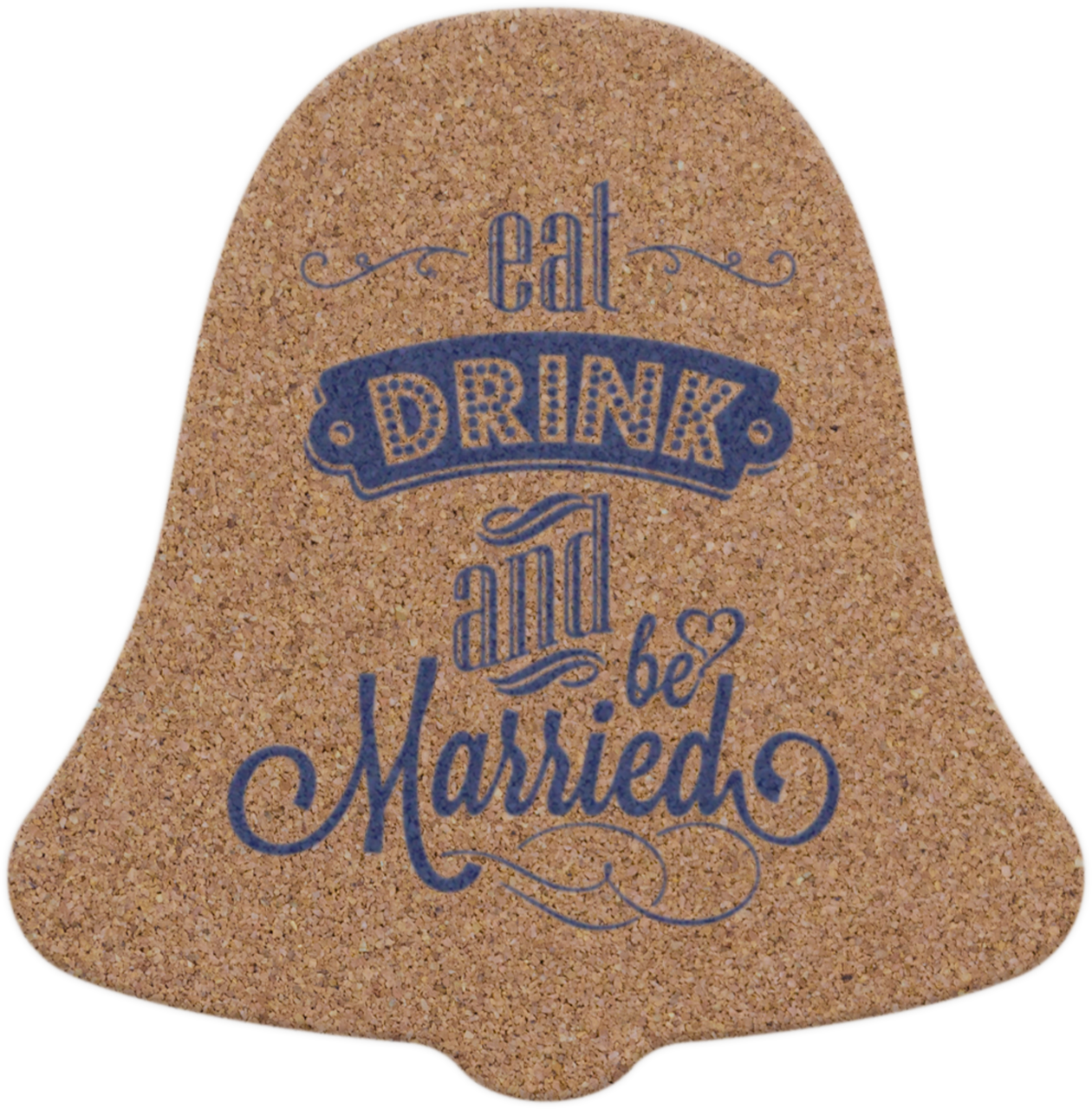 Coaster Cork .125" thick 16 sq in (Stock Shape #) Digital Print 128
