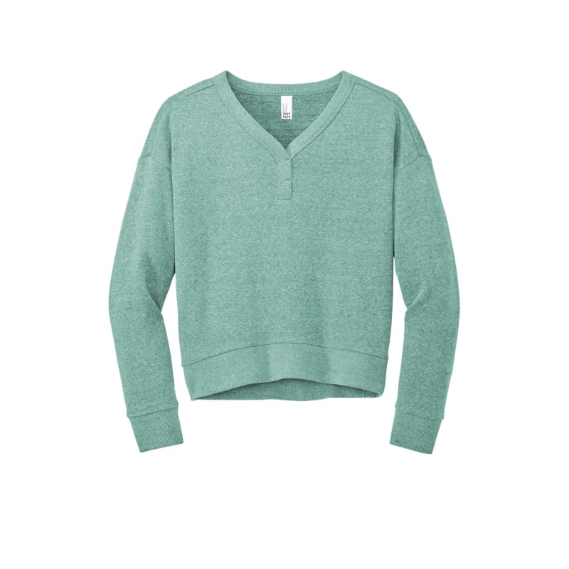 District Women's Perfect Tri Fleece V-Neck Sweatshirt 1