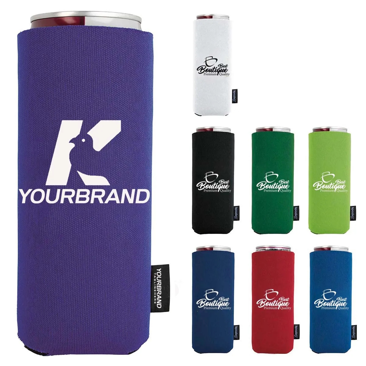 16oz Multipurpose Washable Collapsible Foam Can Holder 1