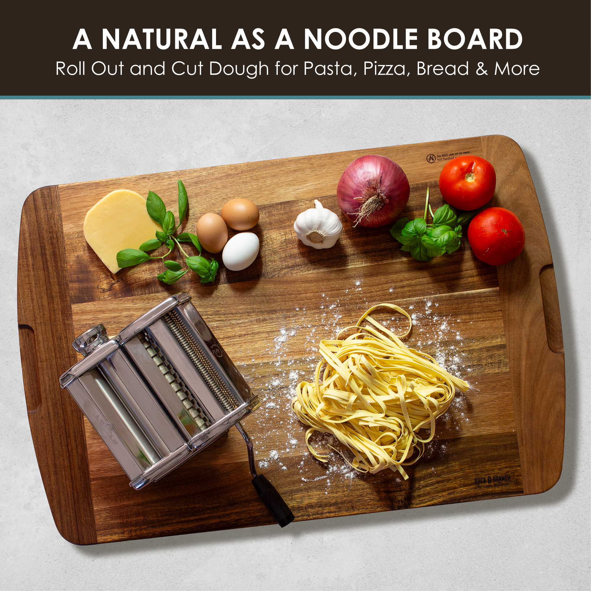 Rock & Branch® 30" Acacia Cutting Board 6