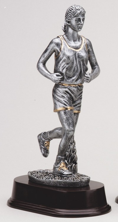 10" Tall Runner Female Figure Award 1