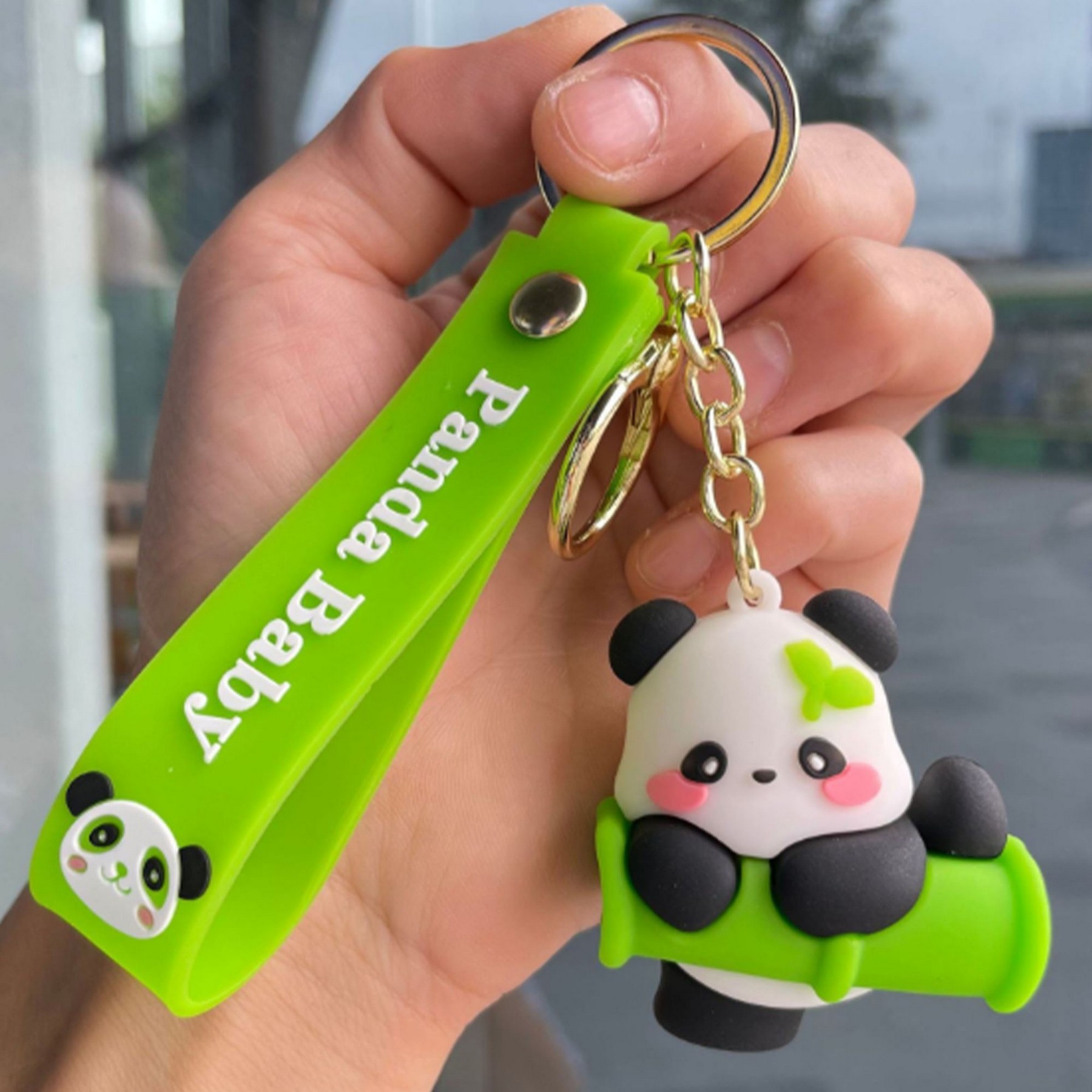 Panda Keychain Creative Kawaii Animal Pendant 3