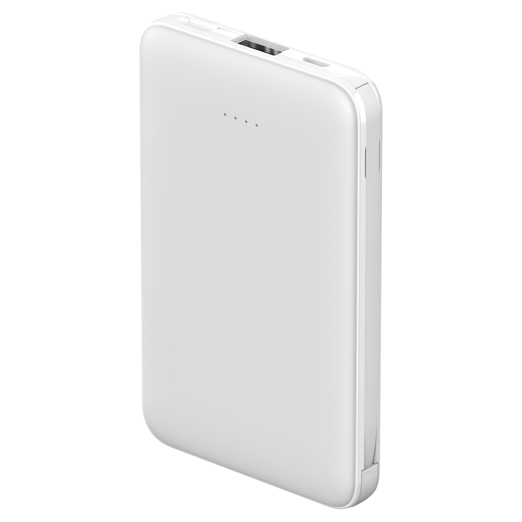 Slim 2.1A Output Power Bank With Attached Charging Cords 9