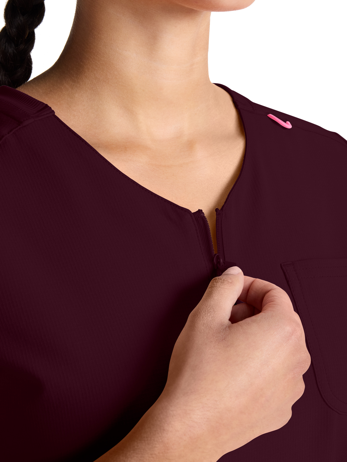 Med Couture - MC AMP - Women's 1-Pocket V-Neck Top 7