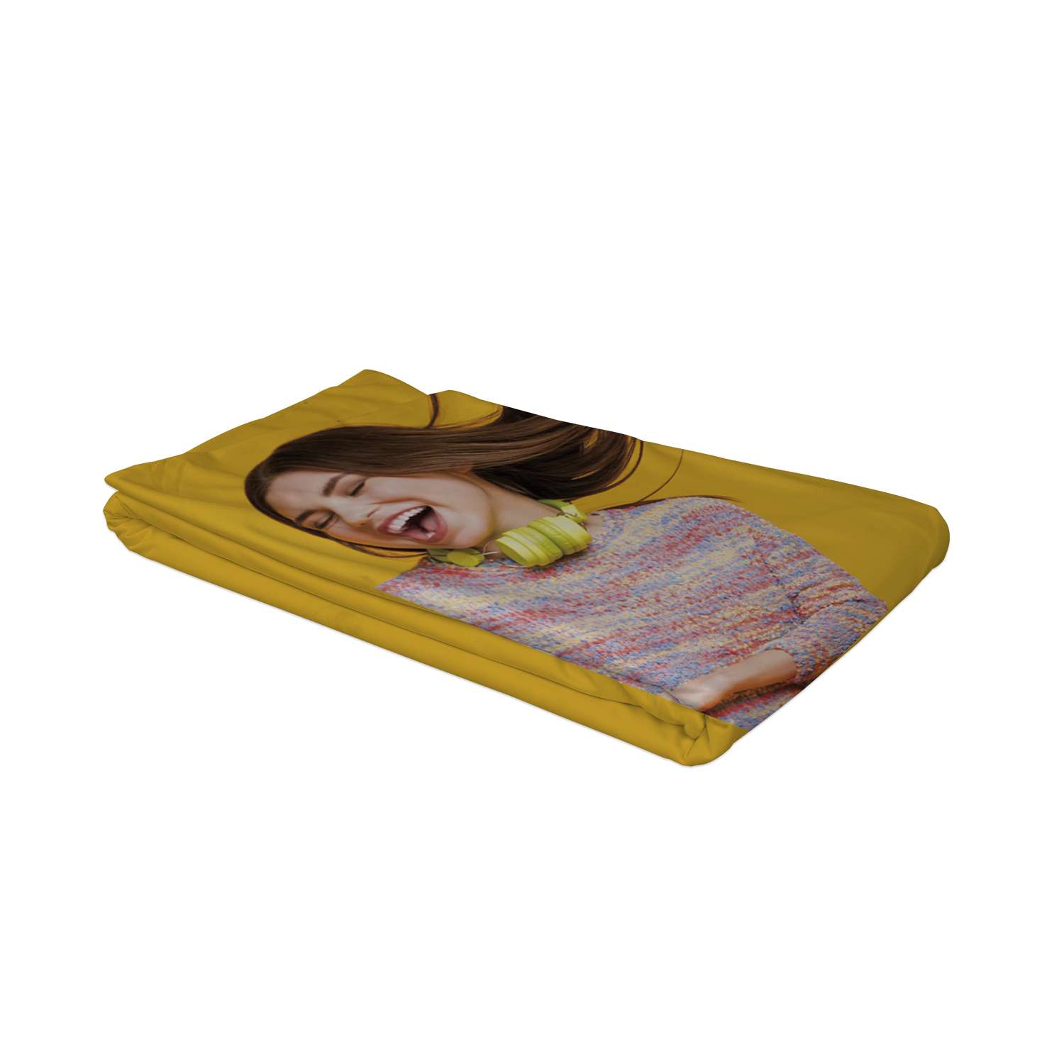 8' Straight Splash Floor Display Wrap Graphic Panel (Polyester Knit)