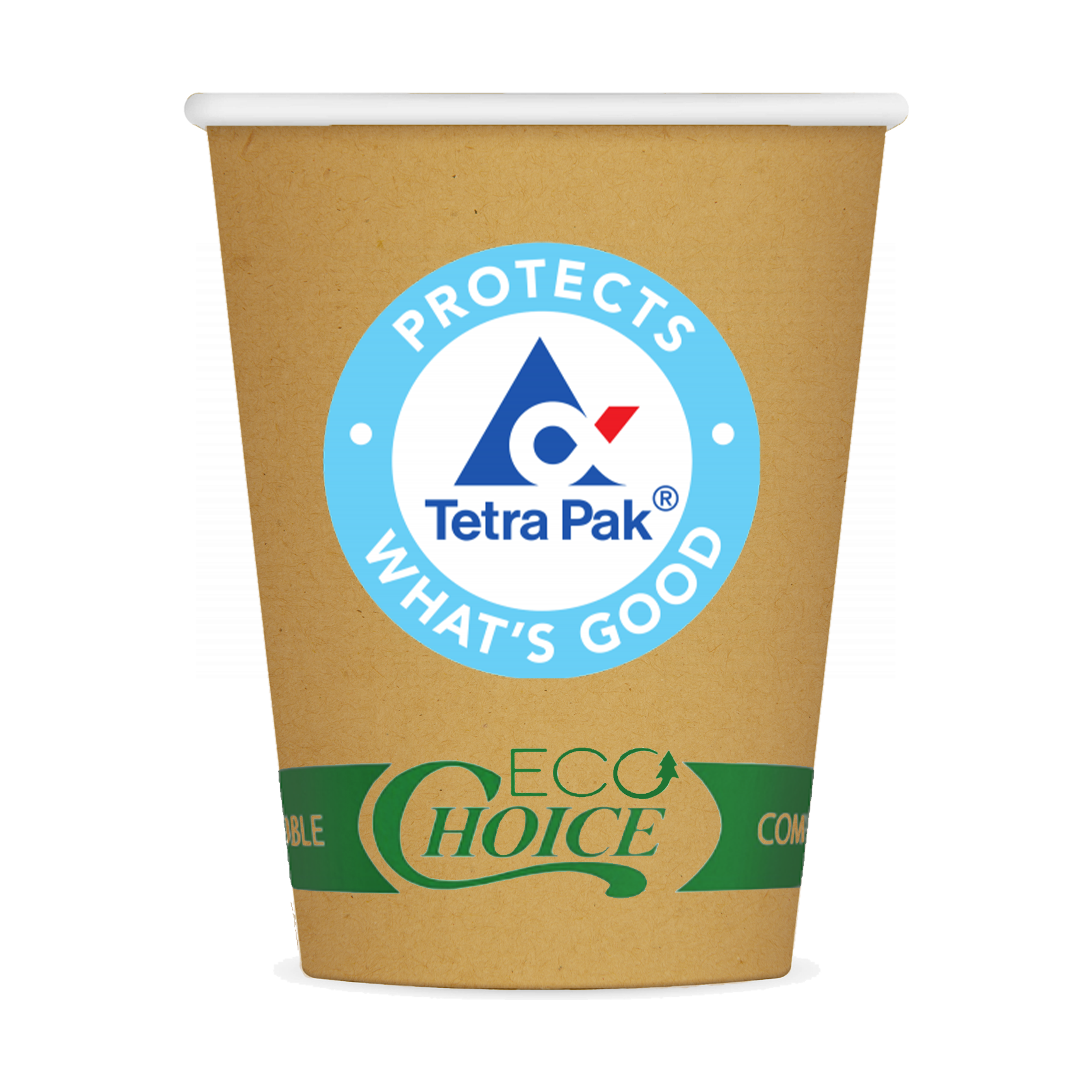12 Oz. Kraft Paper Cup, Digital 3