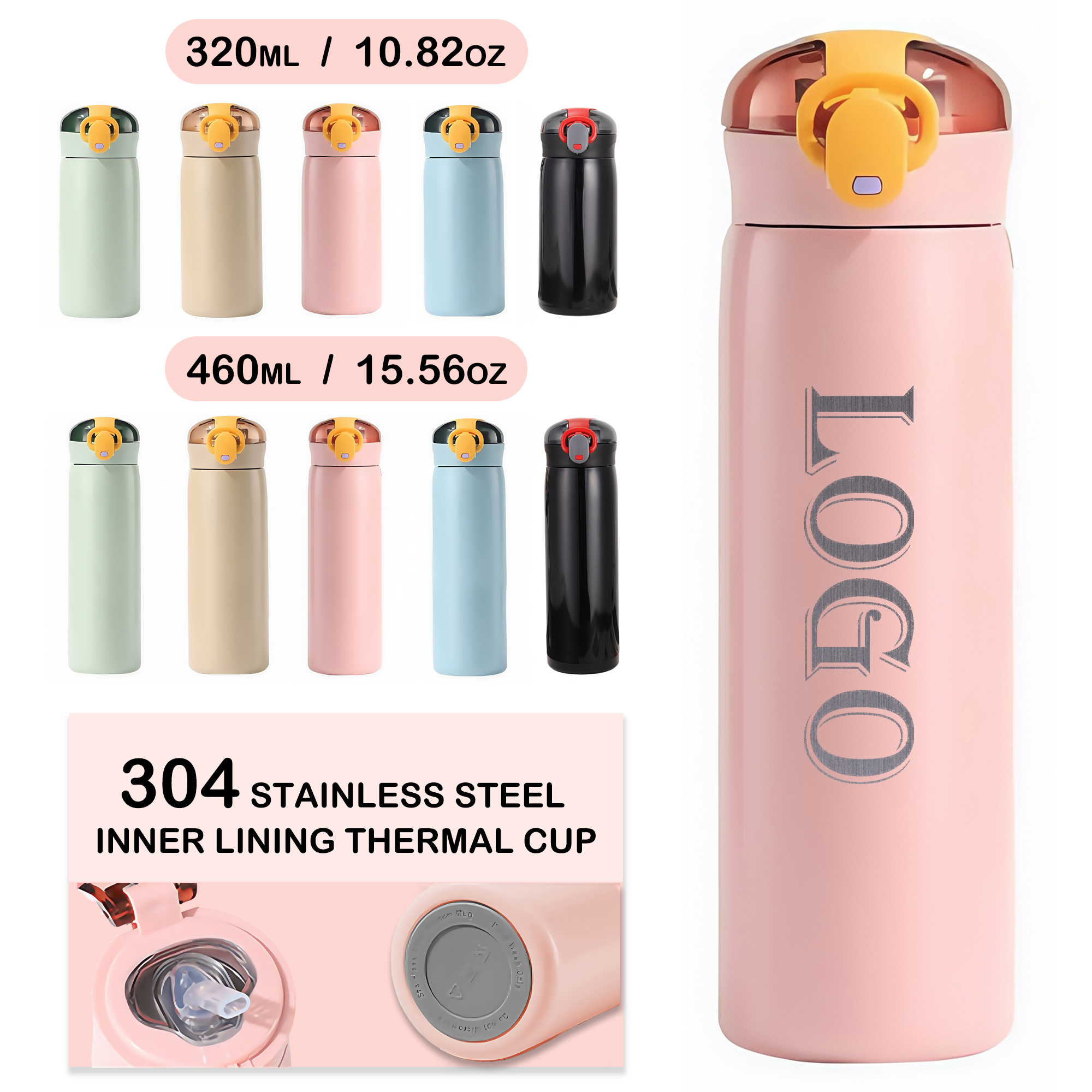 Personalized custom stainless steel thermal cup 2