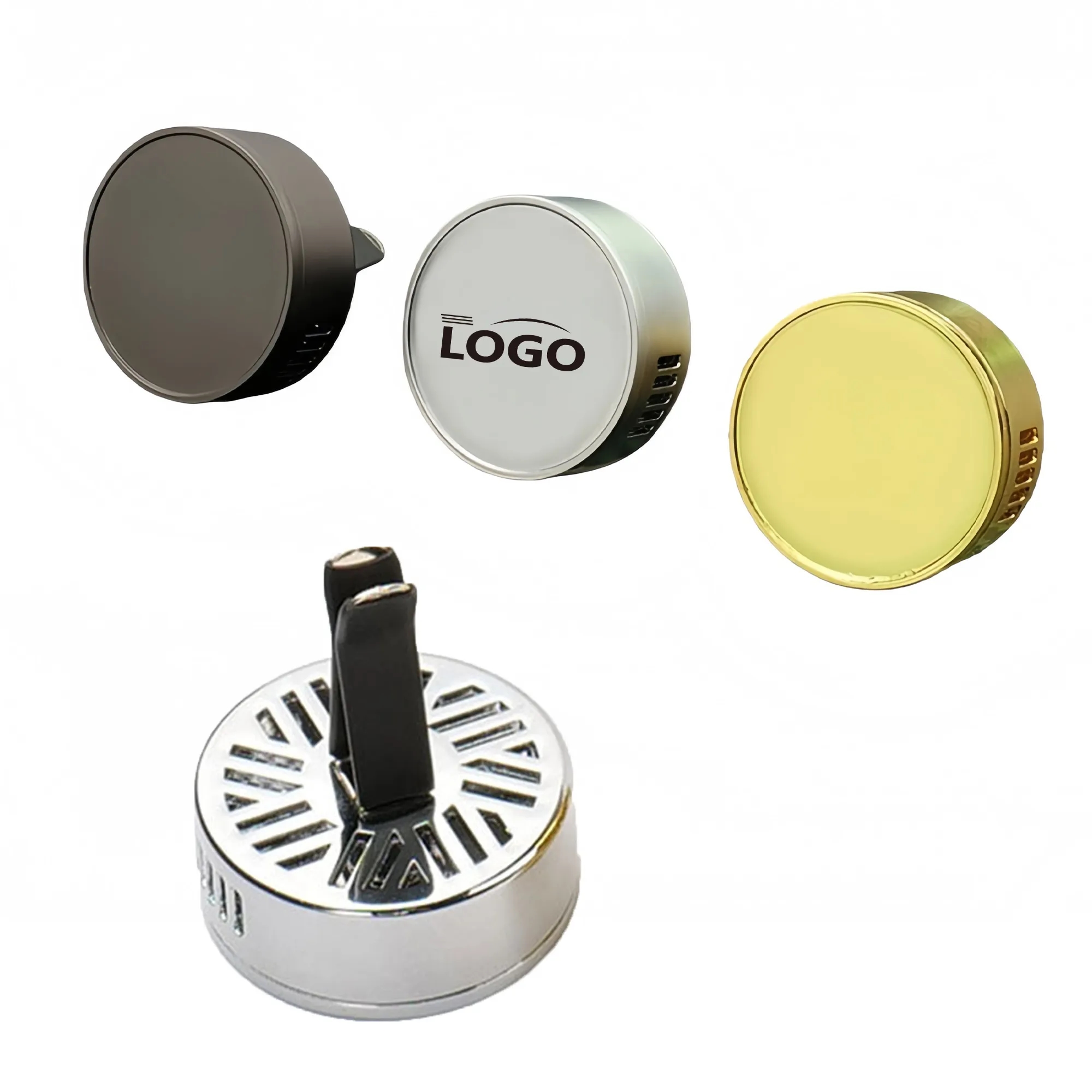 Zinc Alloy Magnetic Car Vent Air Freshener Clip