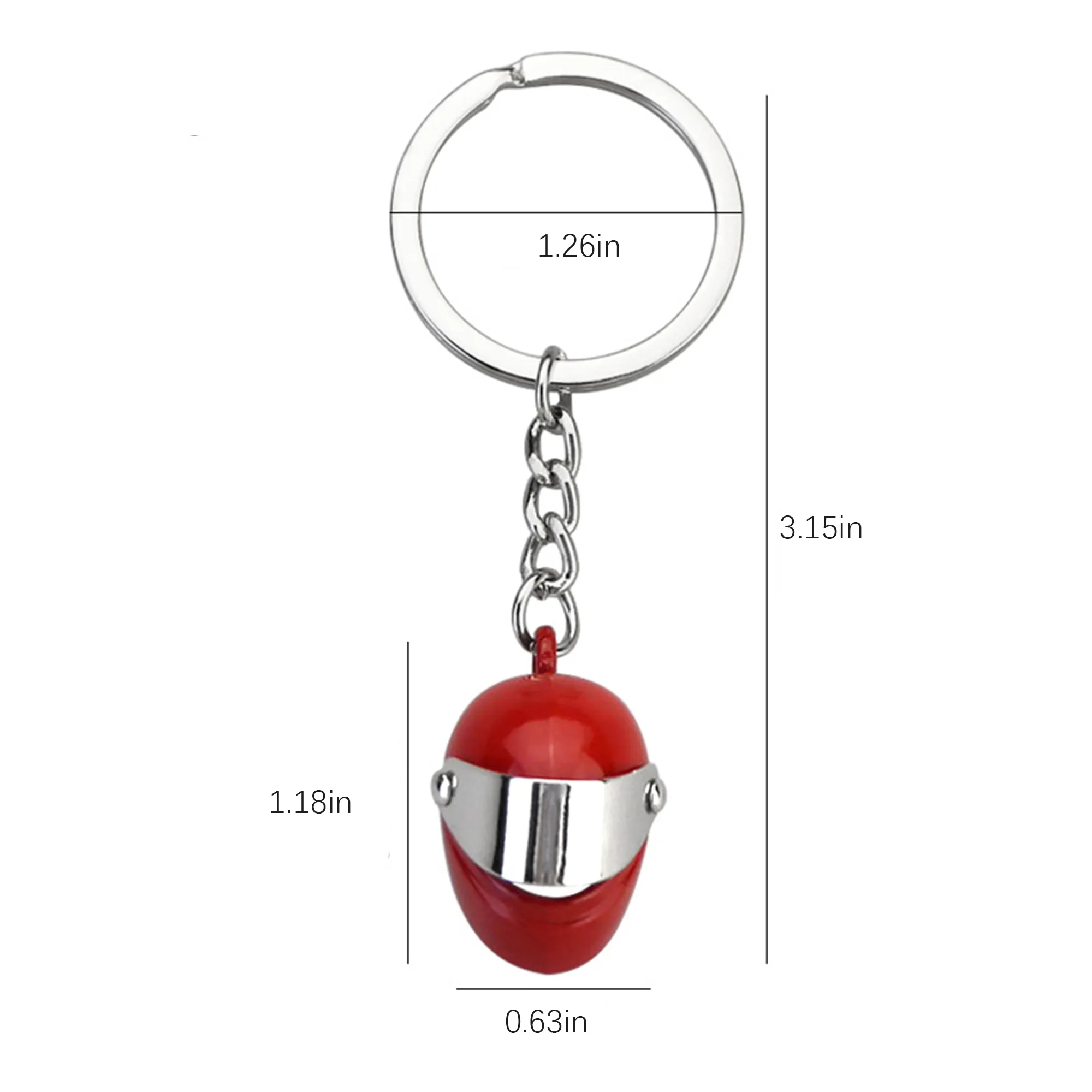 Custom Logo Motorcycle Helmet Keychain Gifts 1