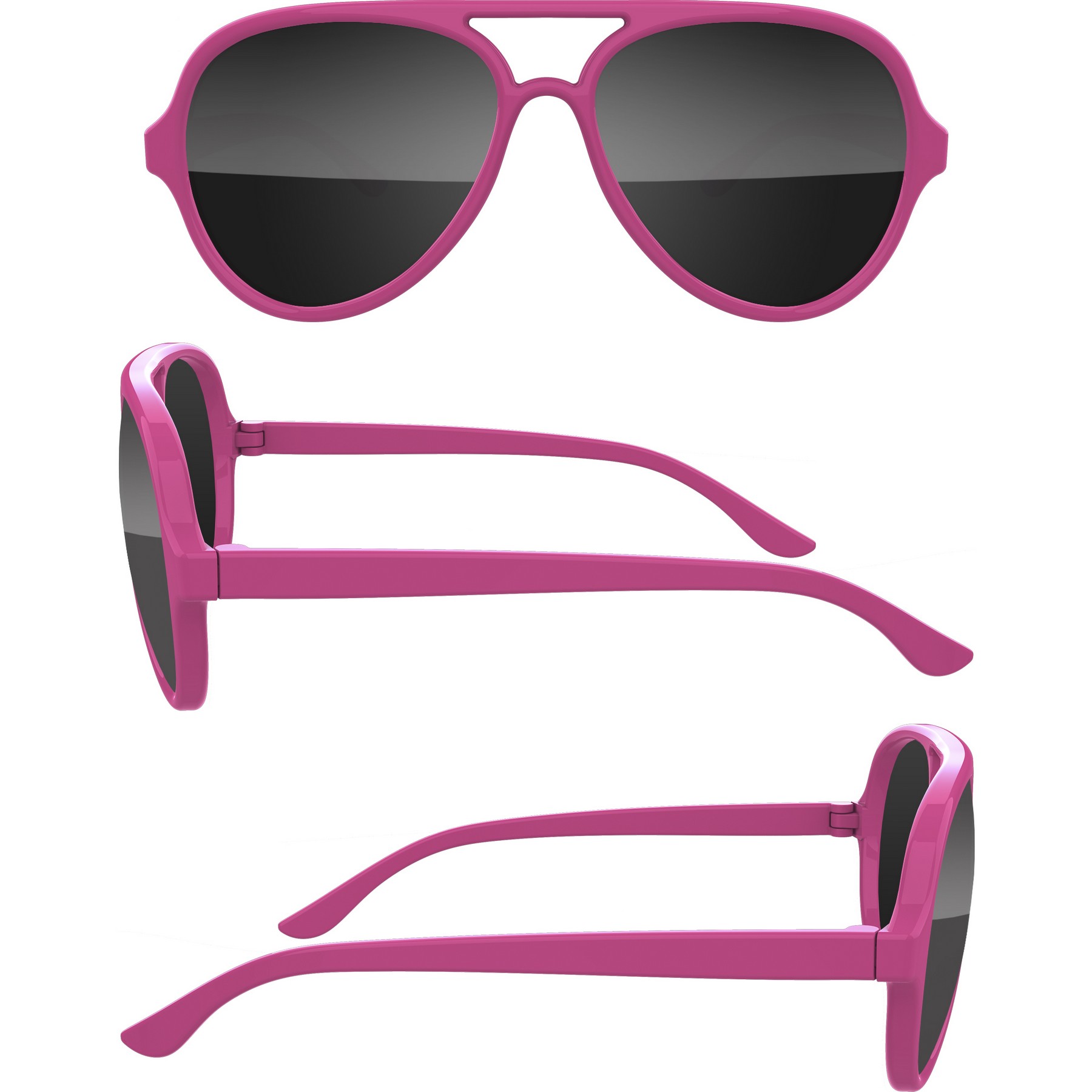 Aviator Sport Sunglasses w/ Full Color Arm Imprint 3