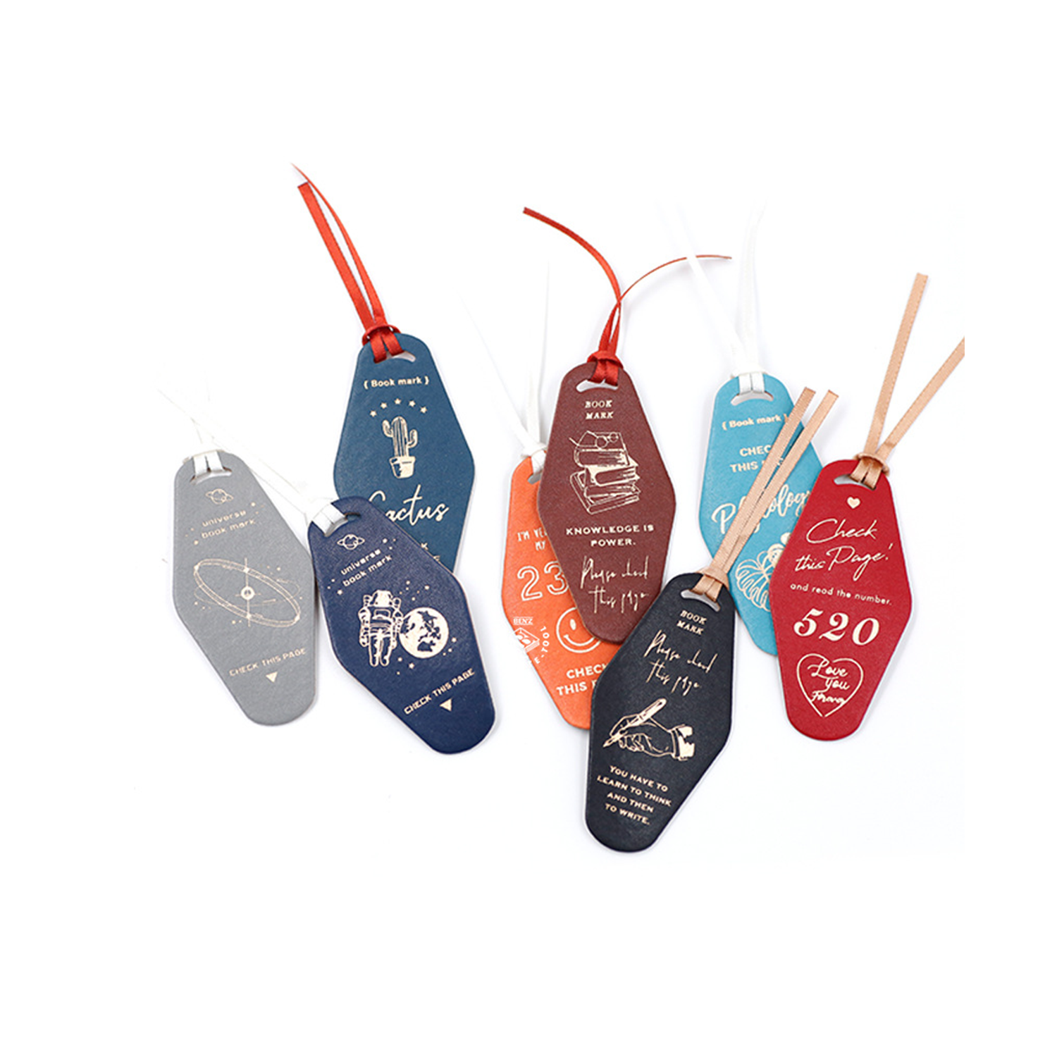 Vintage PU Hotel Motel Key Tag 2