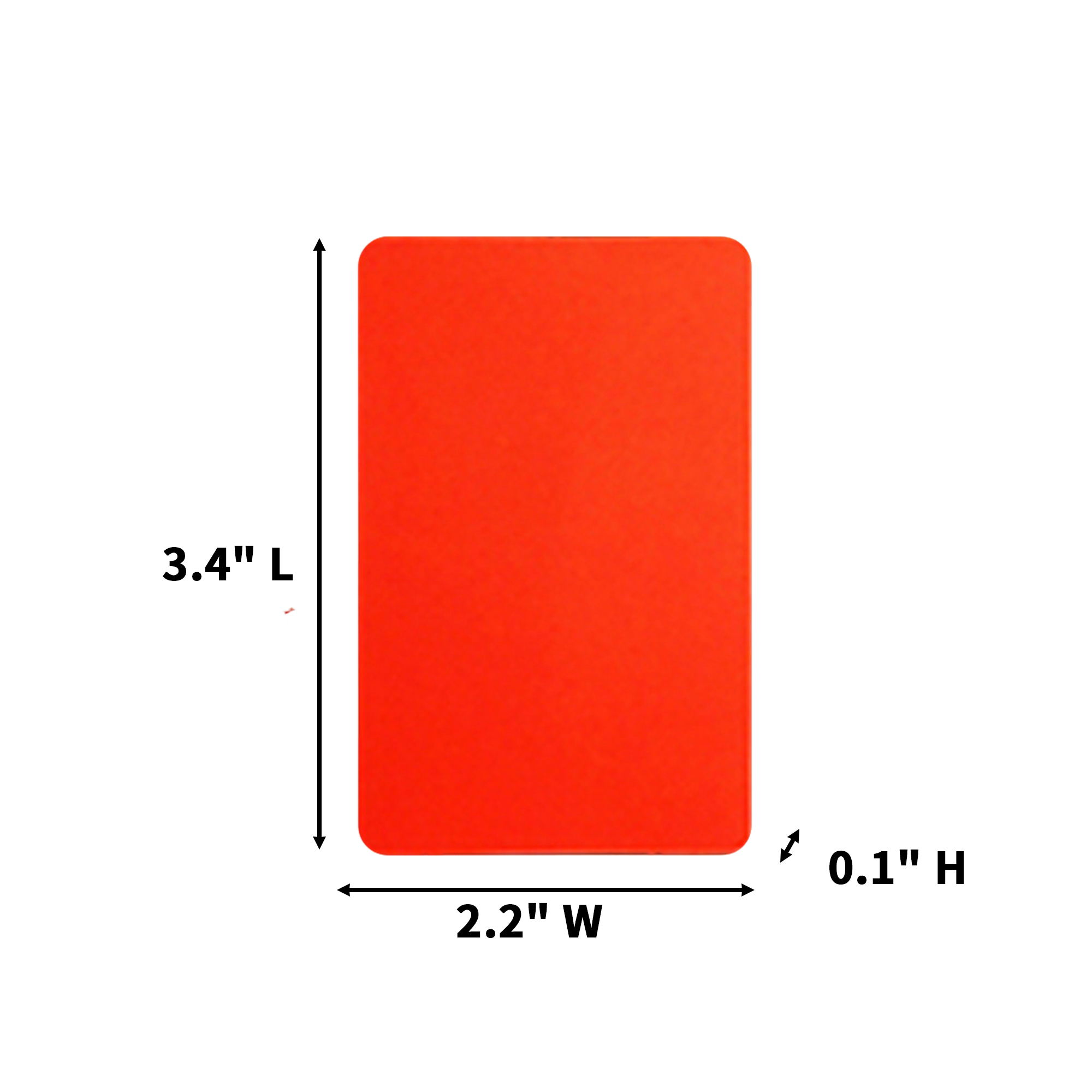 Thirty Mil Polyvinyl Chloride Blank Identification Access Card 3