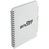 FSC® Recycled 5.5” x 7” Spiral Notebook w/ RPET Pe 195