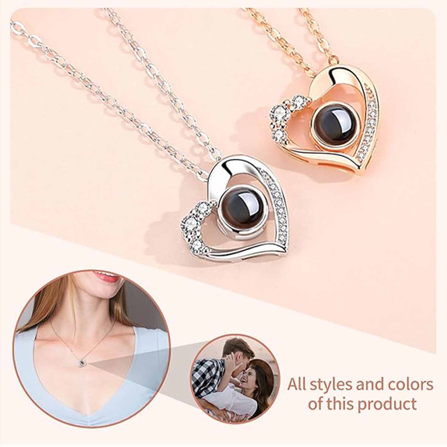 I love you custom Pendant necklace 4