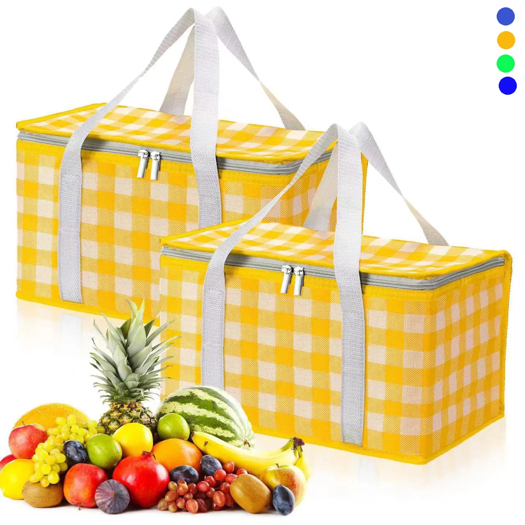 Insulated Reusable Collapsible Cooler Bag 1