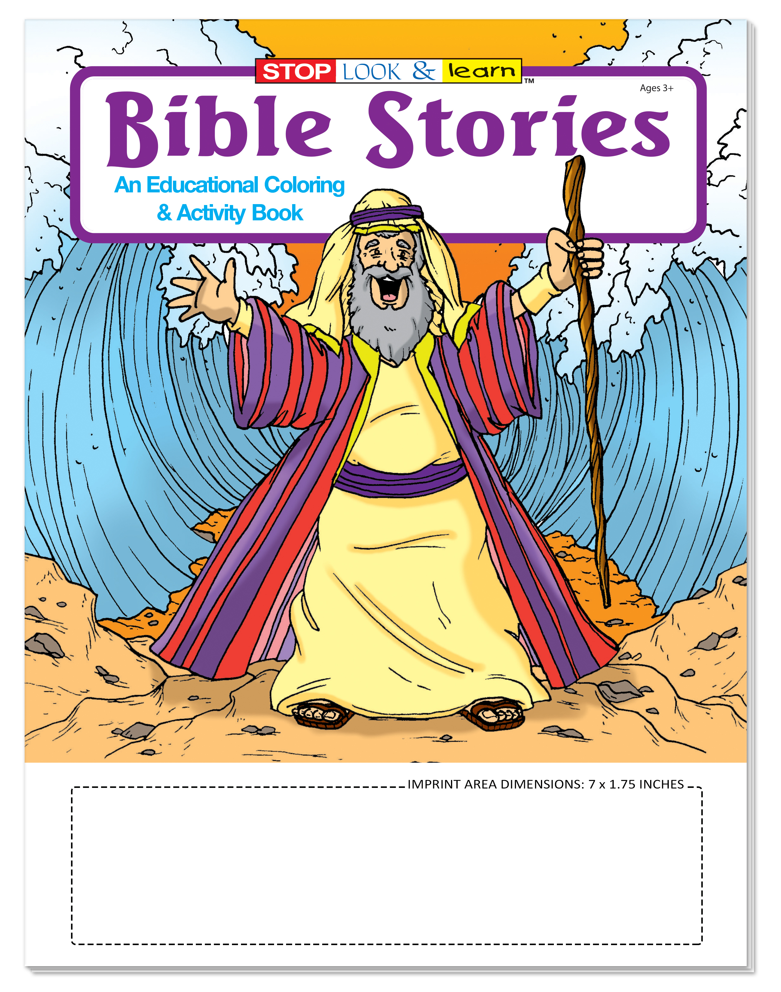 COLORING SET - Bible Stories Coloring Book Fun Pack 5