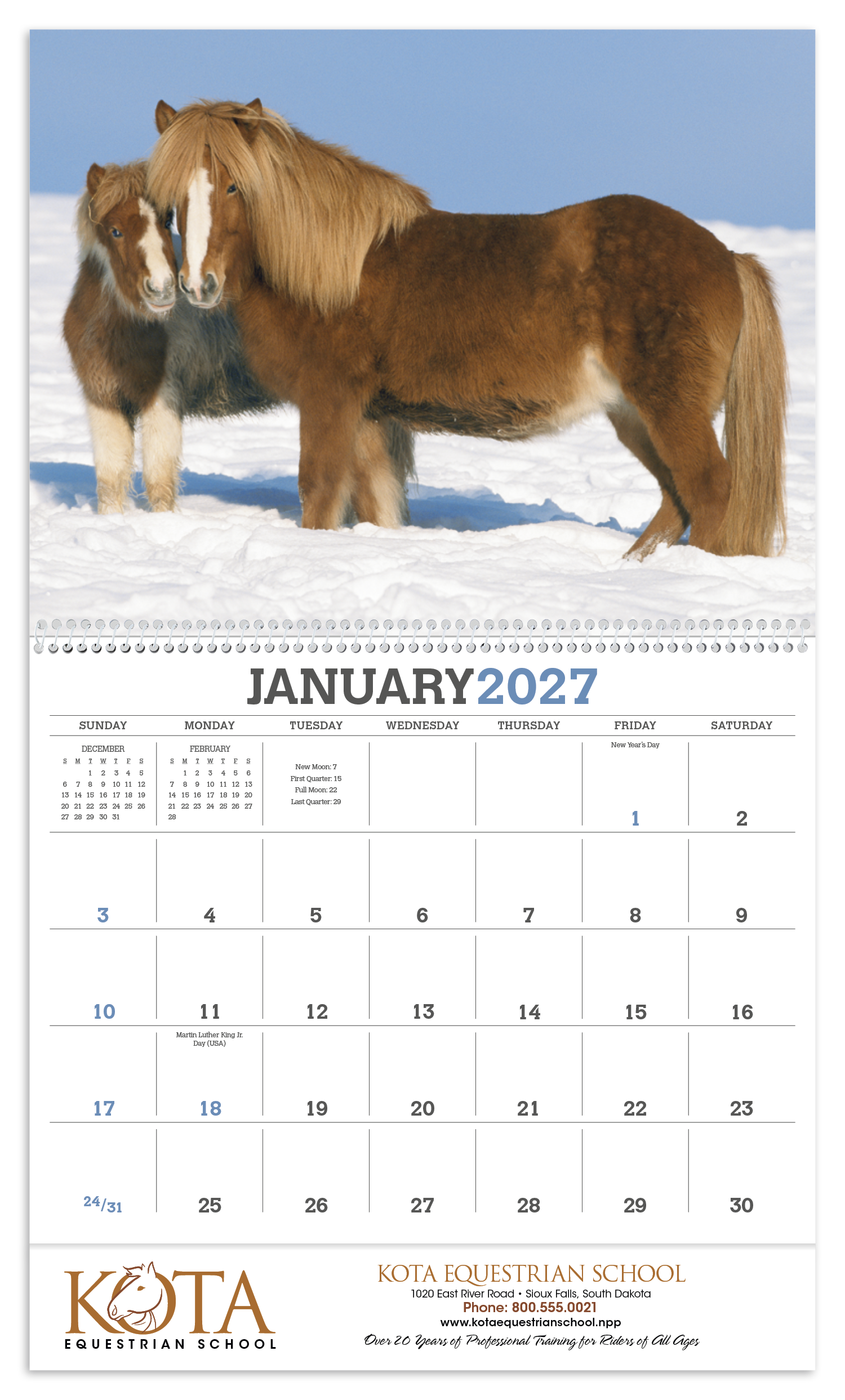 Triumph® Calendars Horses Calendar 63