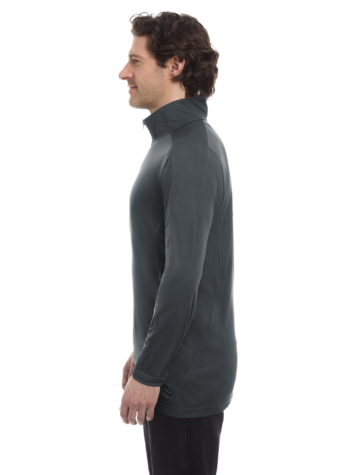 Blue Generation - Men's Pocketless 1/4-Zip Long Sleeve Pullover 14