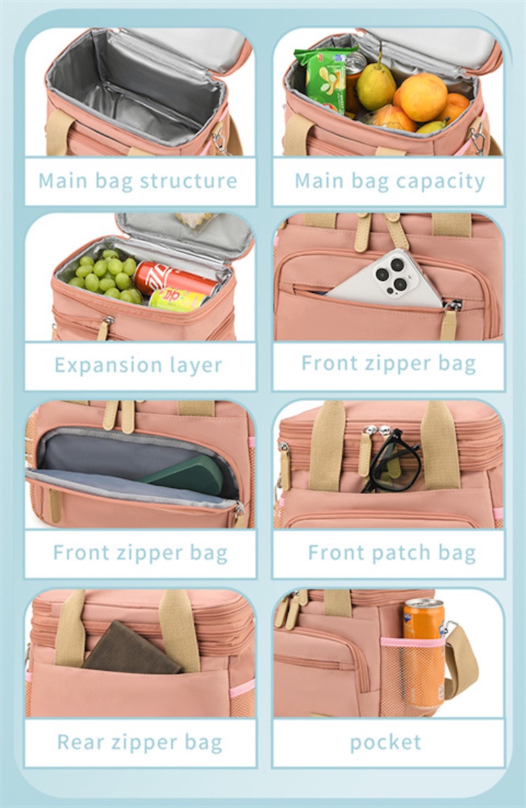 Large Dual Compartment Lunch Box 5