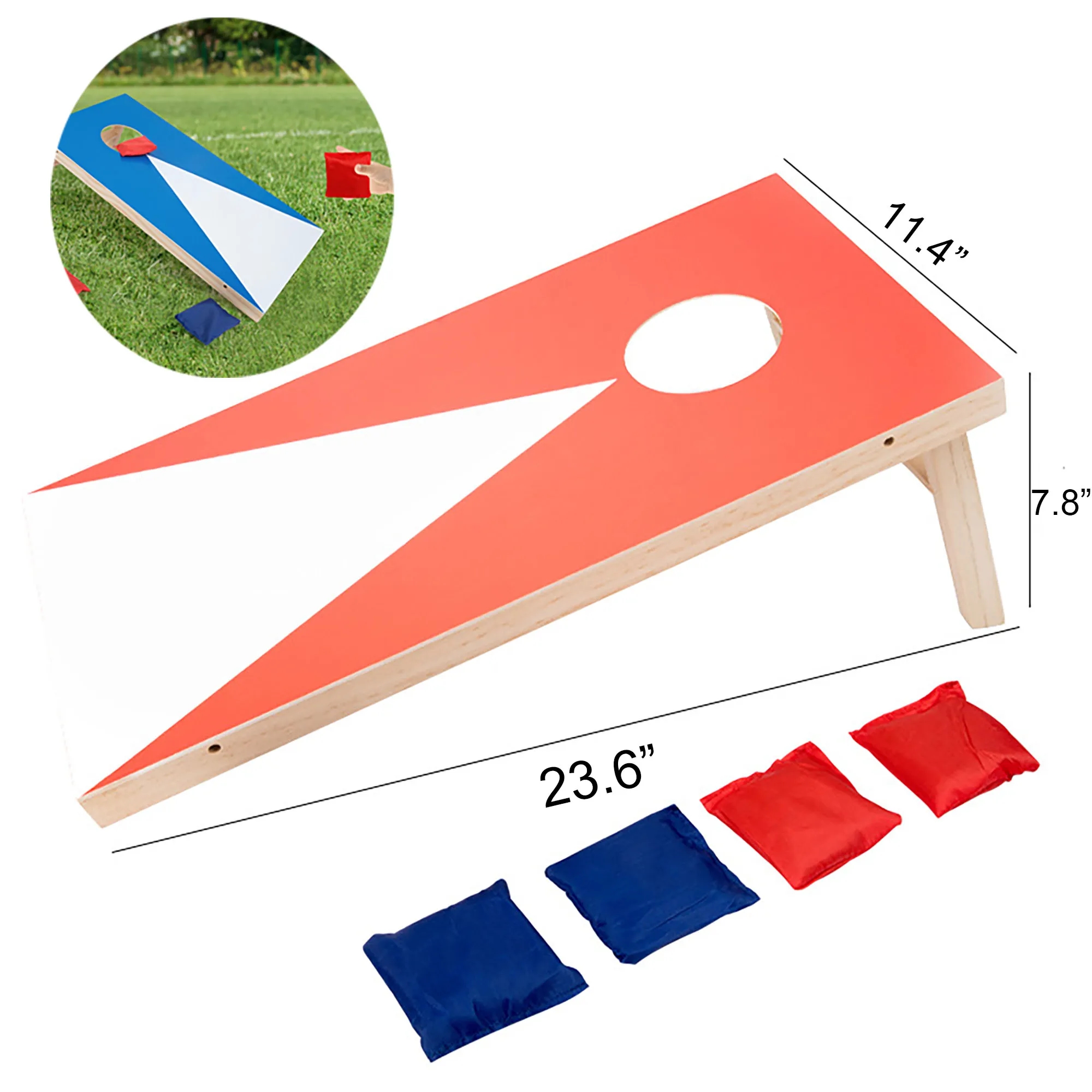 Custom 24x12 Wooden Cornhole Game Set MOQ 10 6