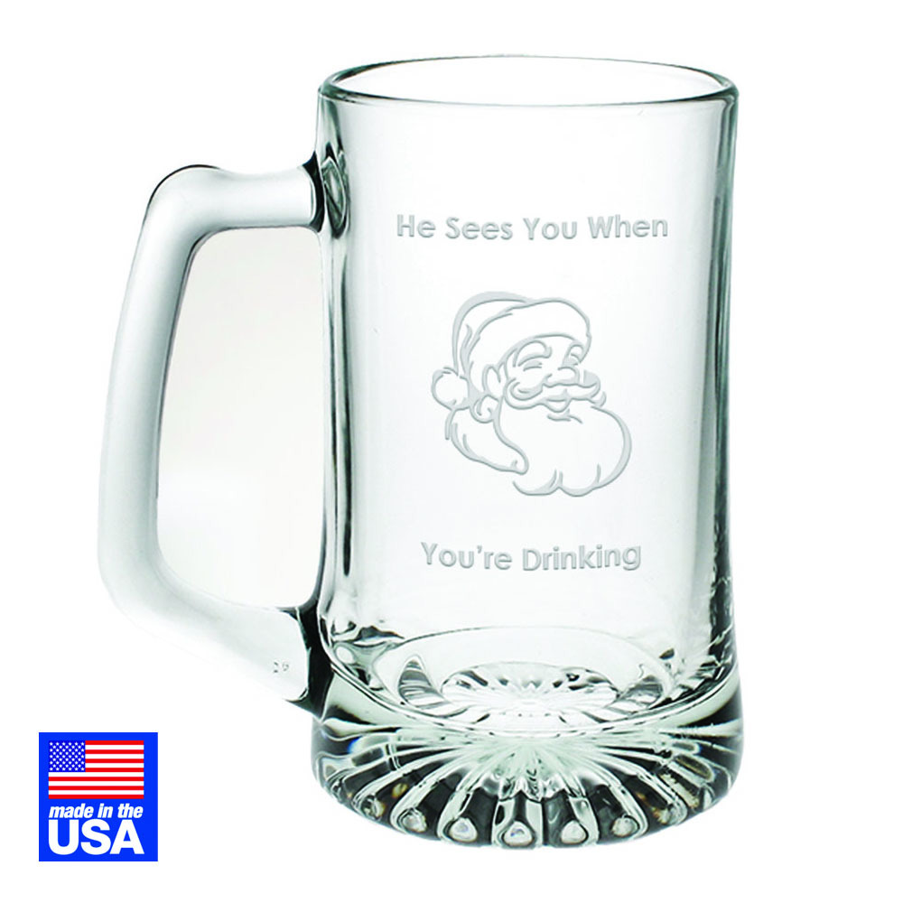 25 oz Beer Glass Mug (Made in the USA) 4