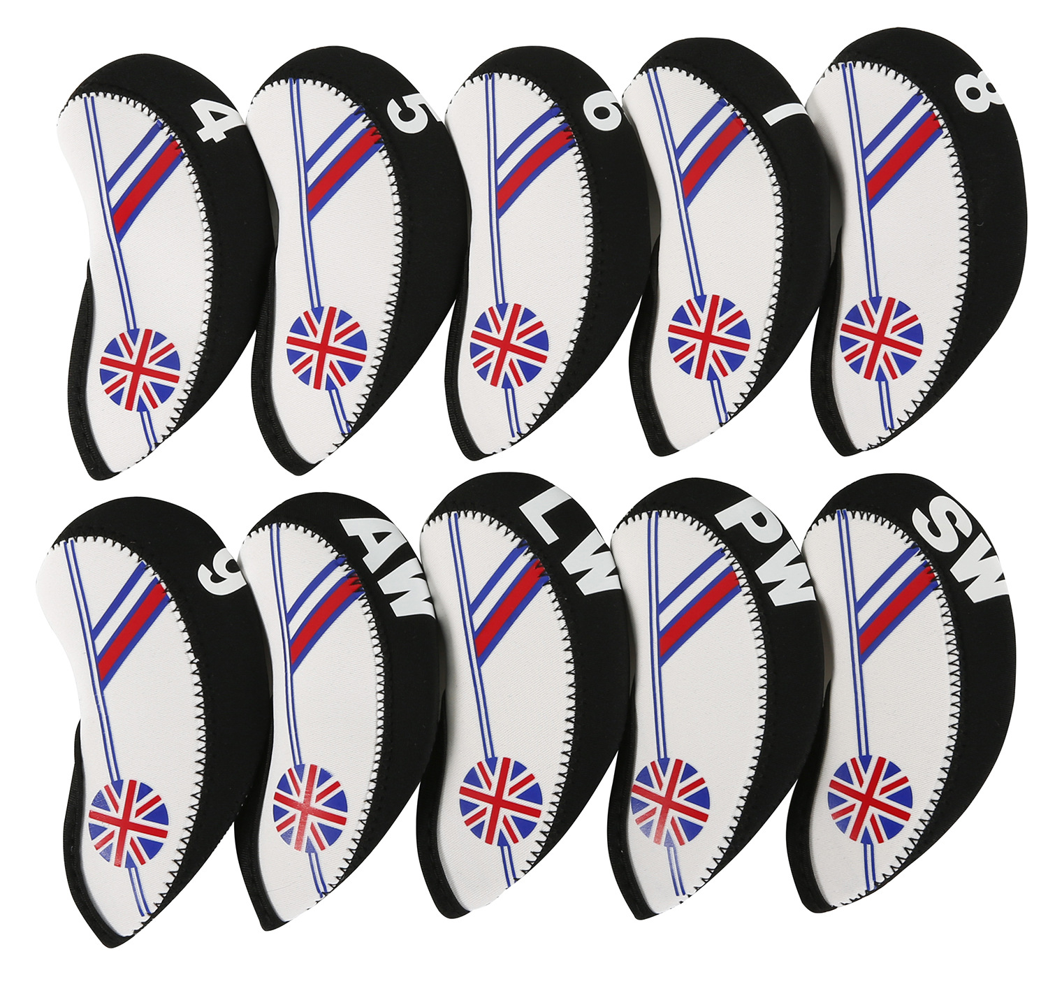 Golf Club Iron Head Covers Set 2