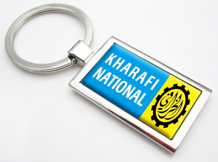 Zinc Alloy Rectangle Epoxy Key Chains 1