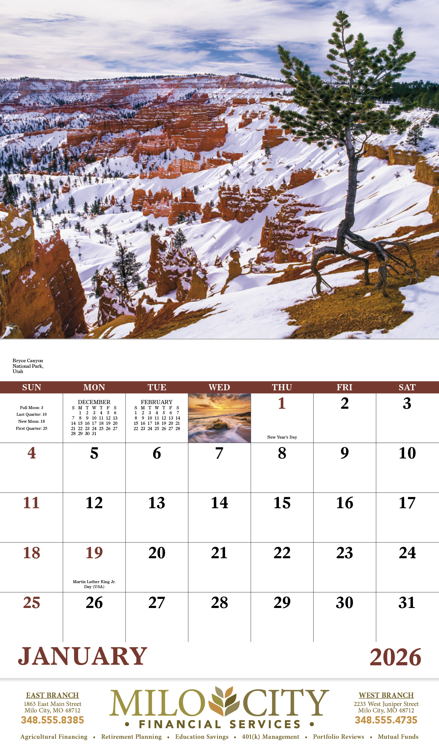 Good Value™ Landscapes of America - Stapled Calendar 16