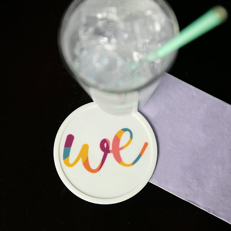 4 Inch Custom Silicone Drink Coasters 31