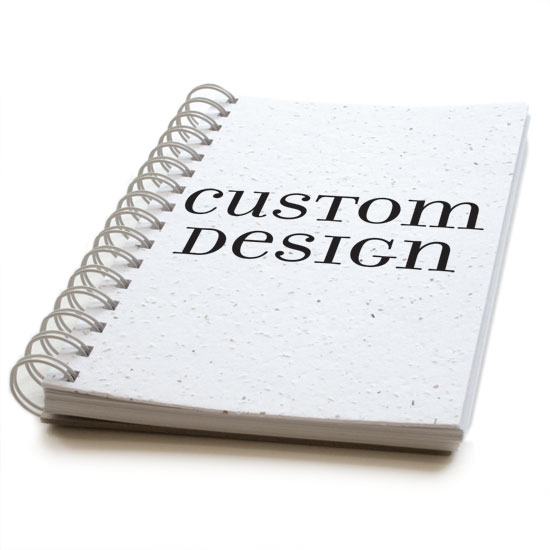 Custom Design Personalized Plantable Journal: Premium 7