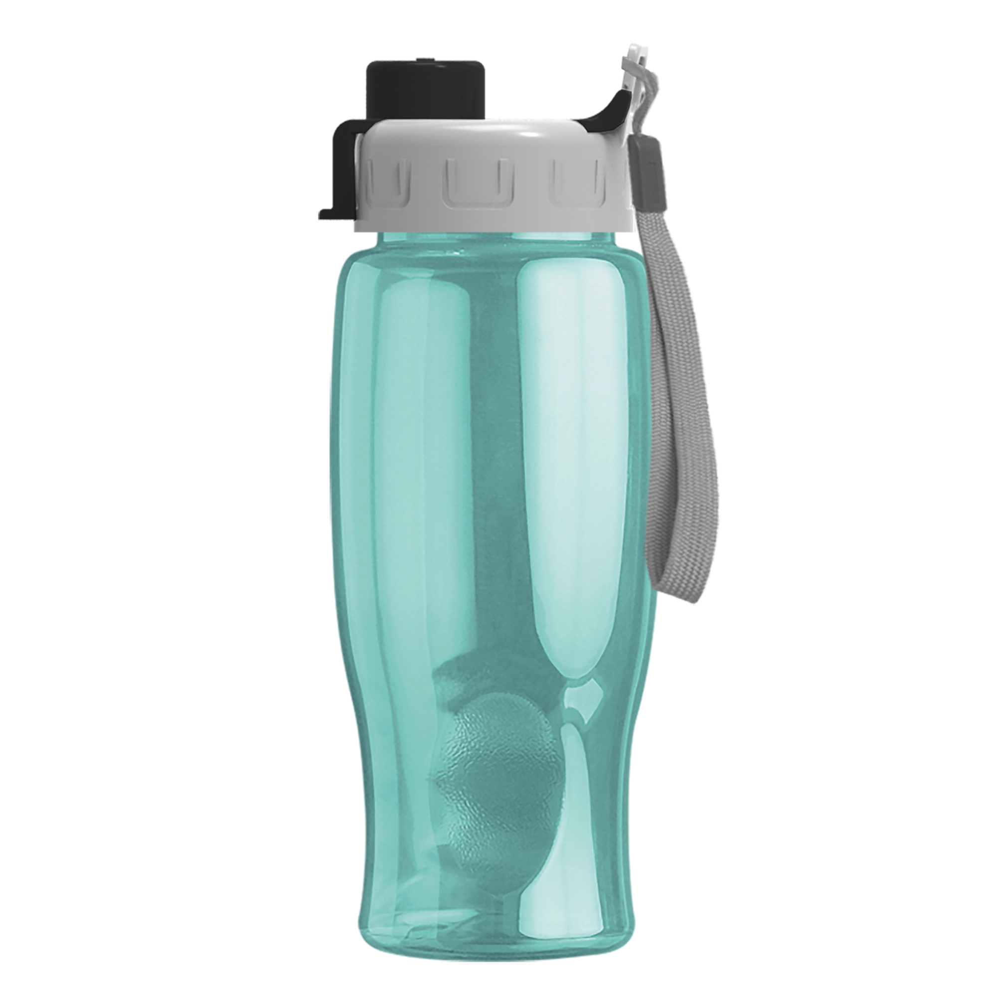 Poly-pure - 27 oz. Transparent Bottle with Quick Snap 14