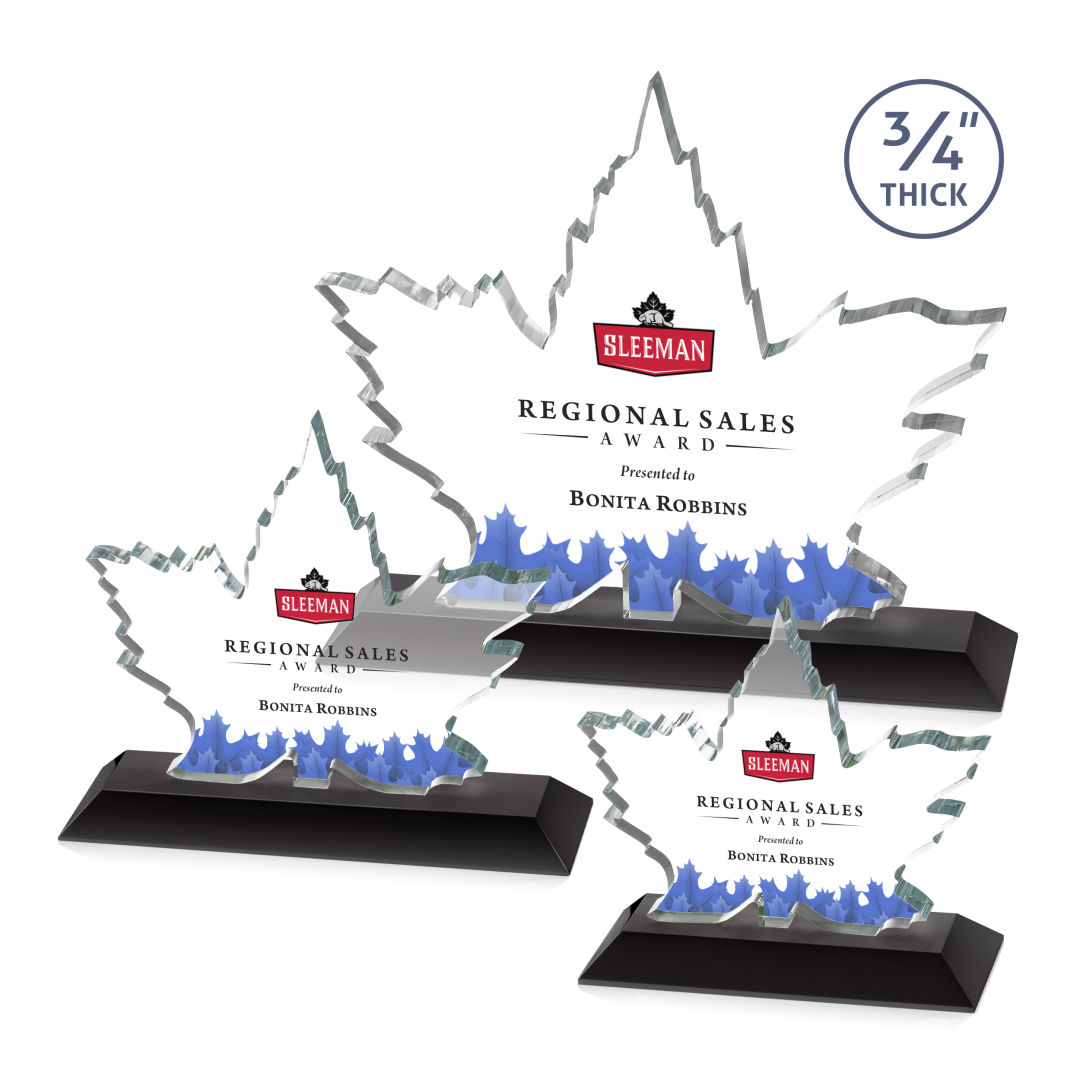 Maple Leaf VividPrint™ Award - Black 5
