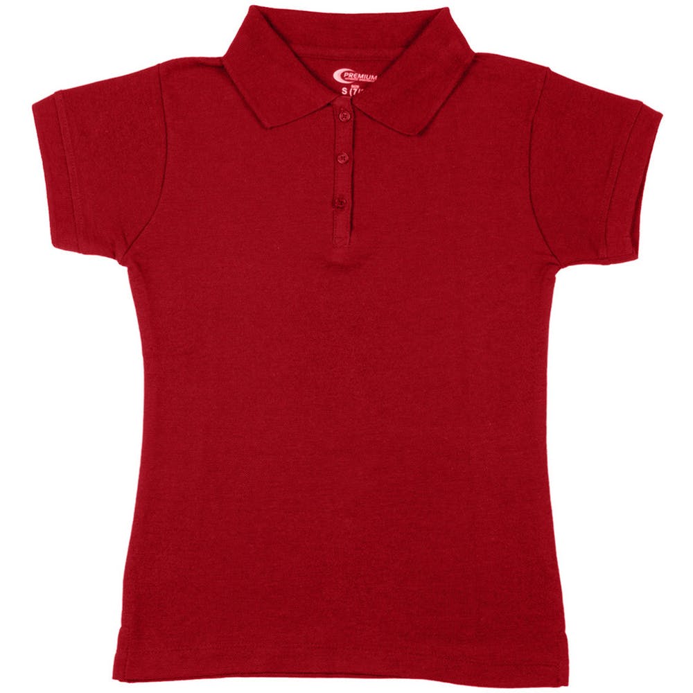 Girls' Polo Shirts - Red Size 10/12 (M) 2