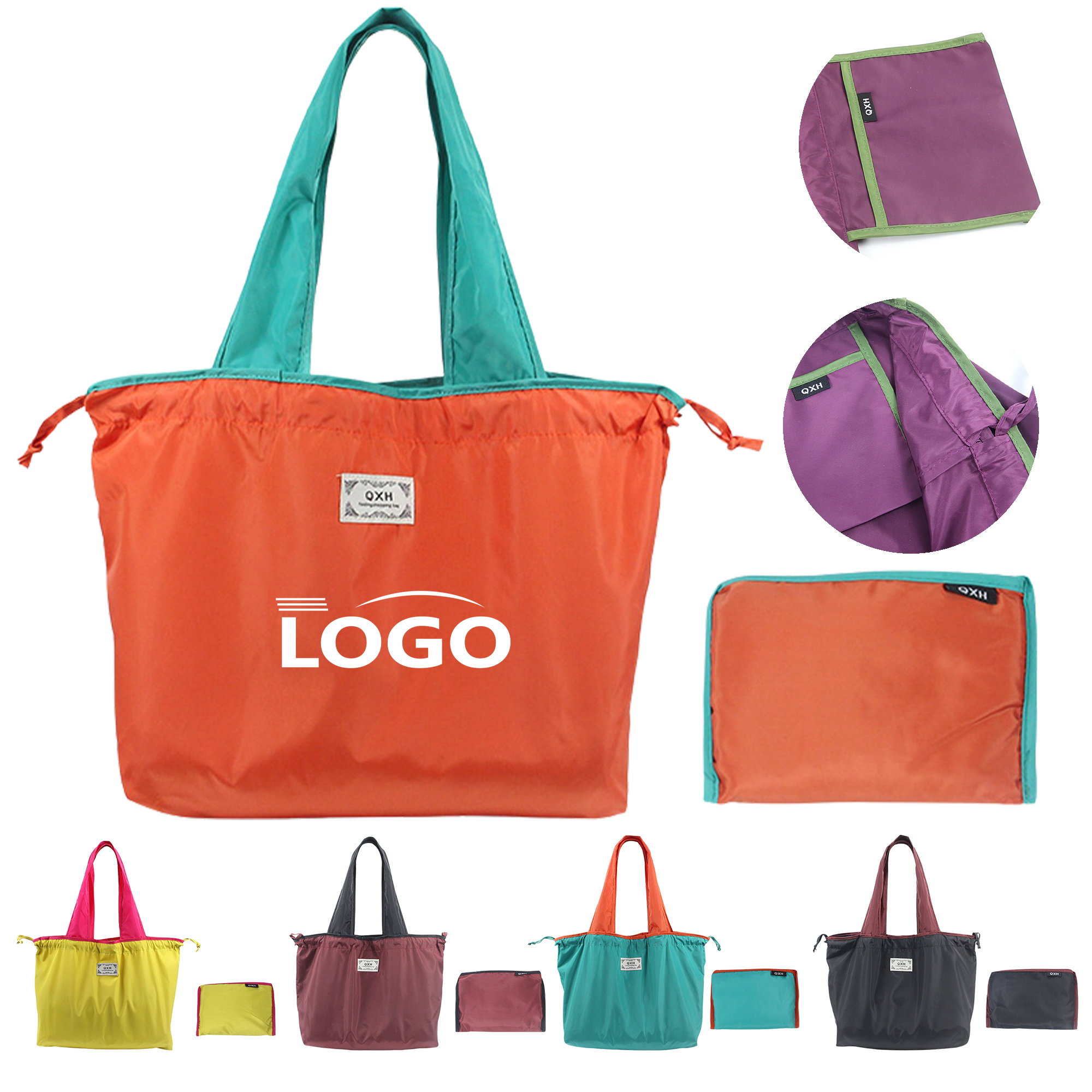 Customizable Foldable Bag For Retail Promotions 2