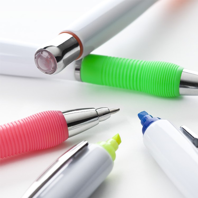 Dean Ballpoint Pen and Highlighter Combo 6