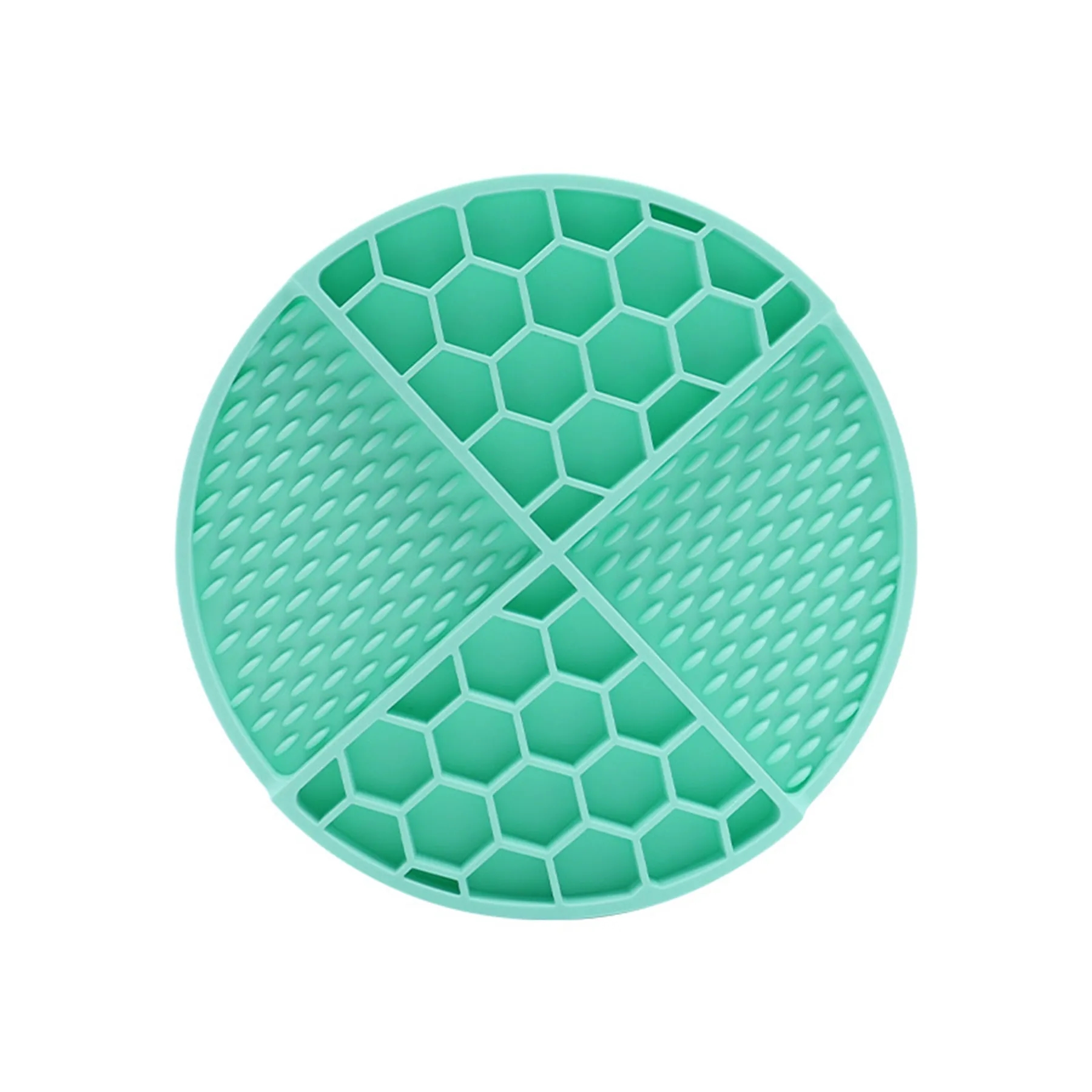 Round Honeycomb Silicone Slow Feeding Pet Lick Mat 10