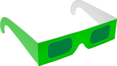 Emerald City Glasses - Wizard of OZ Spectacles - Green Lenses 2