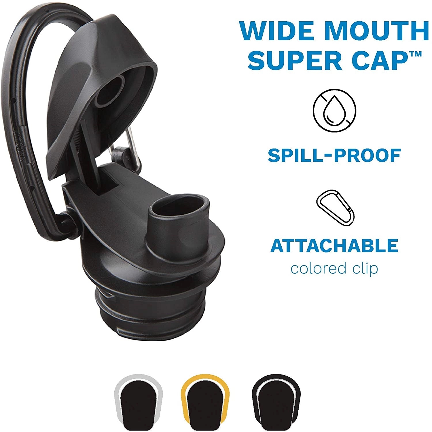 21 Oz Collapsible Water Bottle with Carabiner 3
