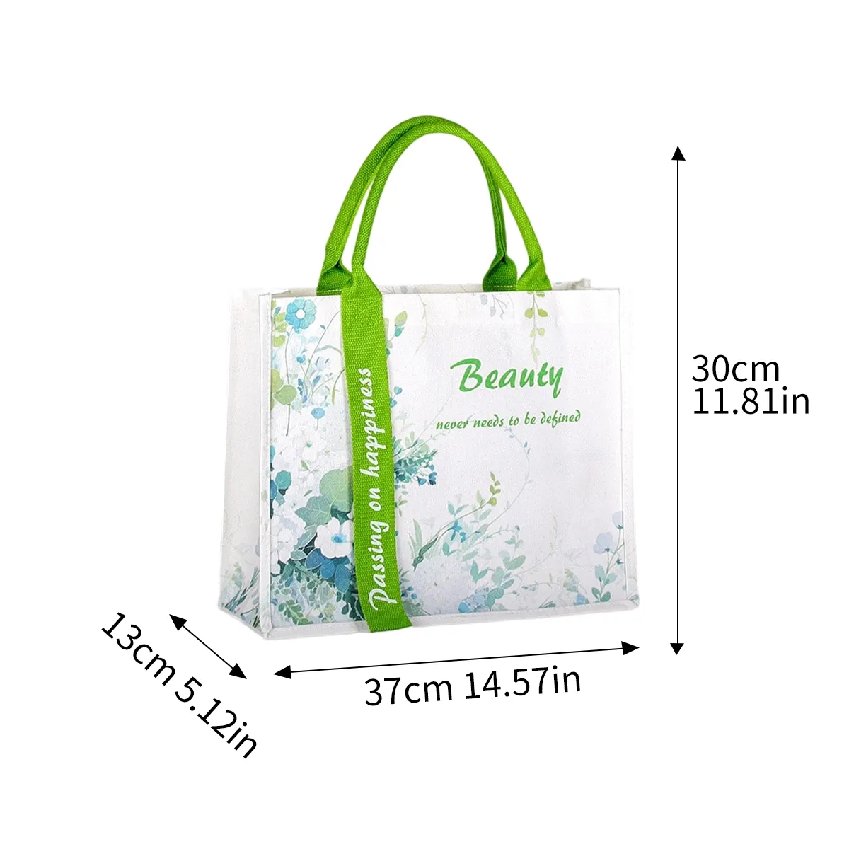 Eco Cotton Canvas Tote Bag With Boxy Gusset Custom Logo, custom tote bag with logo imprint 7