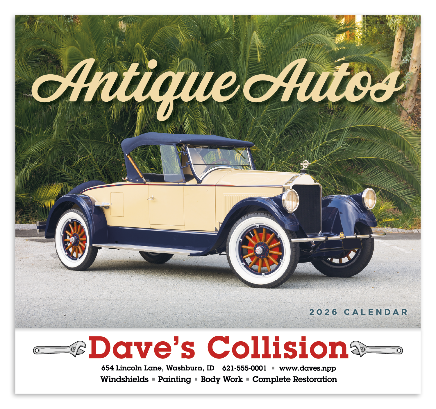 Good Value™ Antique Autos Calendar 12